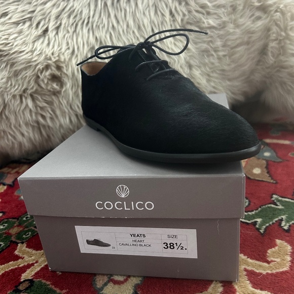 COCLICO Yeats Pony Hair Shoes, New with box - Picture 3 of 3
